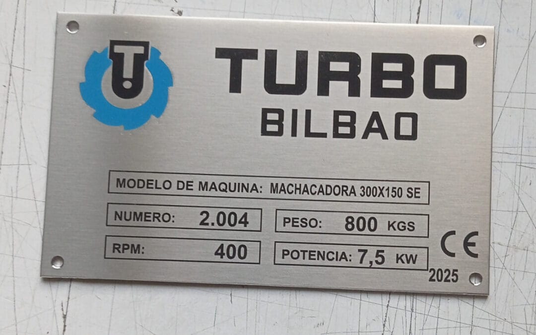 Placas de aluminio grabadas a láser en Bizkaia: precisión, durabilidad y detalle